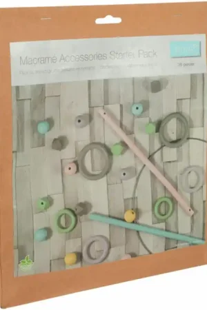 Subito Disponibile Kit di Accessori Colorati Macrame - Trimits
