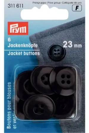 Compra Oggi Stesso Bottoni a 4 fori - 6 bottoni per giacche 23 mm - Prym