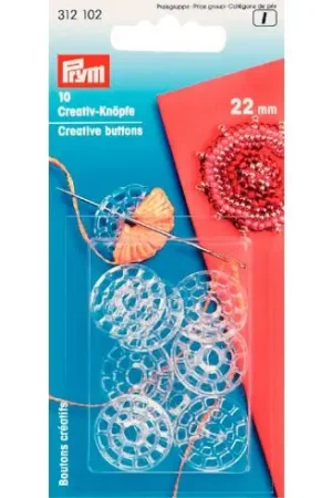 Promozione Esclusiva Bottoni vari - Bottoni creativi 22 mm - Prym