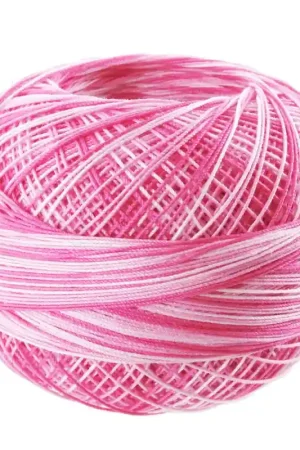 Fil de coton Lizbeth taille 40 Pink Blossoms n°176 x274m Ultimissimo Modello