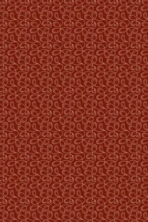 EQP Tomorrow's Heritage - Dancing Queen Cranberry Red, Tessuto Rosso Mirtillo con Ghirigori Occasione