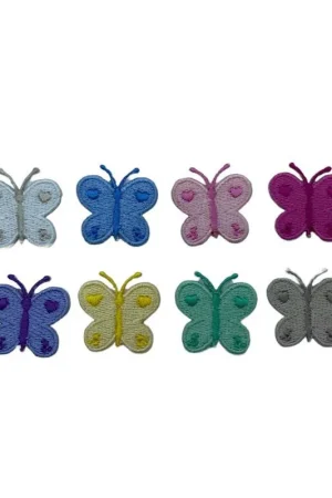 Soddisfatti O Rimborsati Applicazione Farfalla Ricamo Cuore Termoadesiva Patch 25 Mm