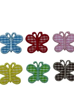 Prezzo Scontato Applicazione Farfalla Ricamo Tessuto Termoadesiva Patch 25 Mm
