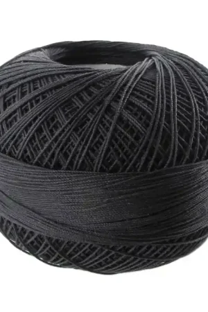 Fil de coton Lizbeth taille 40 Black n°604 x274m Promozione