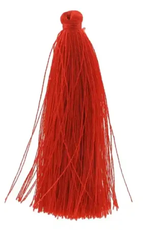 Pompon imitation soie 63-66 mm Rouge x1 Offerta Limitata