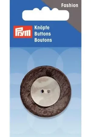 Di Tendenza Bottoni a 2 fori - Bottone cocco/madreperla - 34 mm - Prym