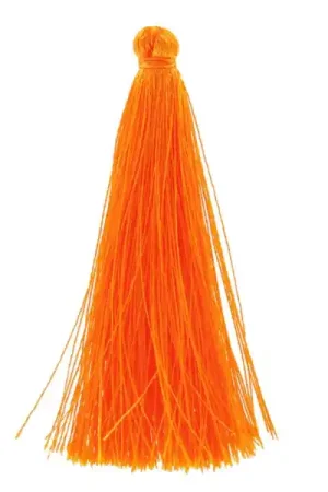 Offerta Speciale Pompon imitation soie 63-66 mm Orange x1