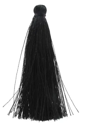 Offerta Lampo Pompon imitation soie 63-66 mm Noir x1