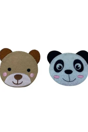 Spedito Oggi Applicazione Termoadesiva Patch Feltro Ricamo Rosa 60x55 Mm