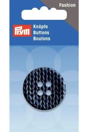 Di Tendenza Bottoni a 4 fori - Bottone con motivo a maglia - 32 mm - Prym