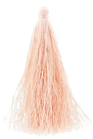 Spedizione Gratuita Pompon imitation soie 63-66 mm Light Peach x1