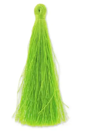 Scelto Dai Clienti Pompon imitation soie 88-93 mm Light Olivine x1