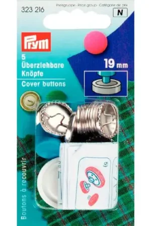 Offerta Limitata Bottoni da ricoprire - Bottoni per cucire - 19 mm - Prym