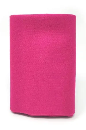 Panno di Lana, Fucsia - Fat Quarter 50 x 55 cm Nuova Collezione