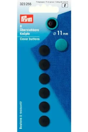 Spedizione Gratuita Bottoni da ricoprire - 6 bottoni per cucire - 11 mm - Prym
