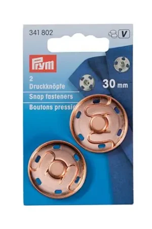 Bottoni a pressione - Bottoni a pressione per cucire -30 mm - Prym Promo Stagionale