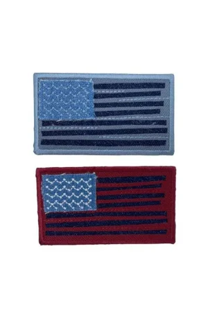 Applicazione Termoadesiva Patch Bandiera Vintage 7X4 Cm Promo Stagionale