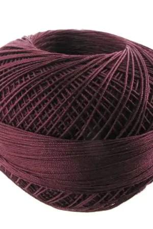 Occasione Fil de coton Lizbeth taille 40 Dark Garnet n°674 x274m