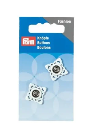 Bottoni a pressione - Bottoni a pressione per cucire - bianco - 21 mm - Prym Offerta Speciale
