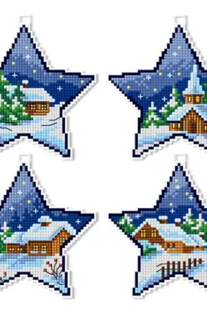 Scelto Dai Clienti Kit di punto croce - Set di Stelle d’inverno - Orchidea