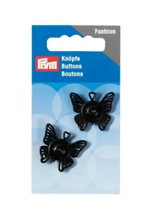Bottoni a pressione - Bottoni a pressione per cucire - nero - 25 mm - Prym Offerta Lampo