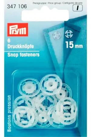 Bottoni a pressione - Bottoni a pressione per cucire - 15 mm - Prym Nuova Collezione