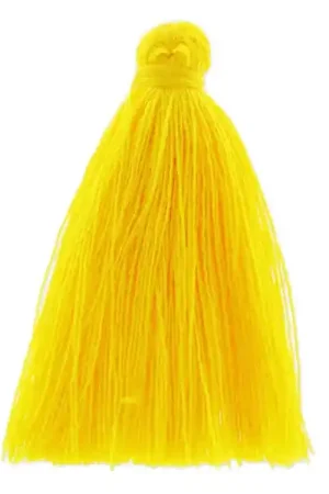 Pompon imitation coton 43-46 mm Jaune x1 Compra Adesso