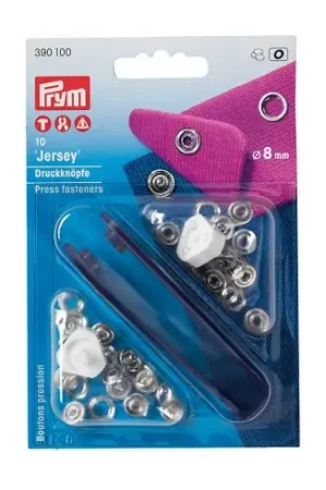 Bottoni a pressione - Kit bottoni a pressione Jersey - 8 mm - Prym Esclusivo