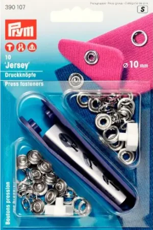 Bottoni a pressione - Kit bottoni a pressione Jersey - 10 mm - Prym Pagamento Sicuro