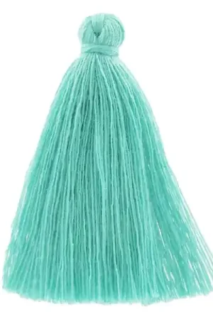 Occasione Imperdibile Pompon imitation coton 43-46 mm Teal x1