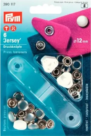 Bottoni a pressione - Kit bottoni a pressione Jersey - 12 mm - Prym Must-Have