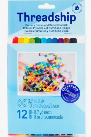 Prezzo Scontato Set da 12 matasse di colori primari + Kumihimo - DMC
