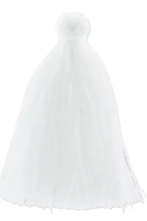 Pompon imitation coton 43-46 mm Blanc x1 Offerta Del Giorno