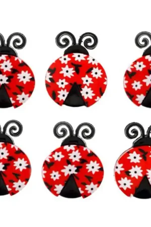 Bottoni Ladybug Love - Dress It Up Prezzo Scontato