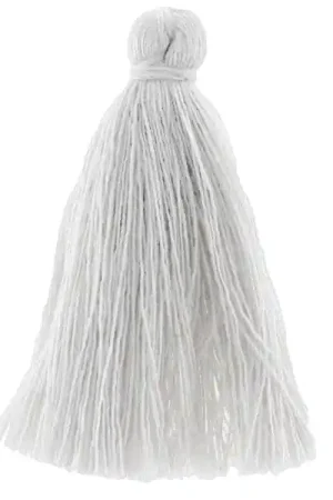 Nuova Collezione Pompon imitation coton 43-46 mm Gris  x1