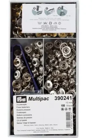 Bottoni a pressione - 100 bottoni a pressione Sport - 15 mm - Prym Vendita Finale