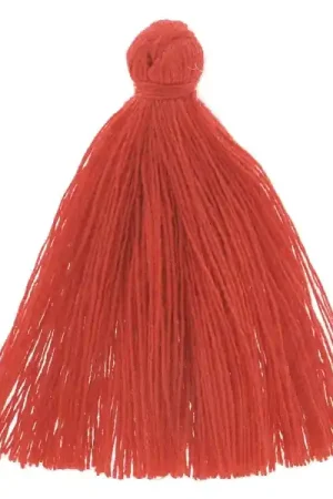 Compra Online Pompon imitation coton 43-46 mm Rouge x1