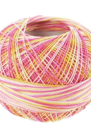 Fil de coton Lizbeth taille 40 Tropical Punch n°132 x274m Di Tendenza