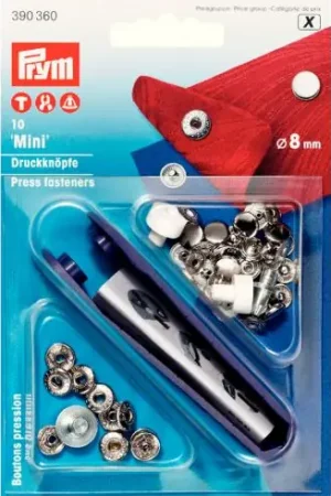 Bottoni a pressione - Kit bottoni a pressione Mini - 8 mm - Prym Occasione
