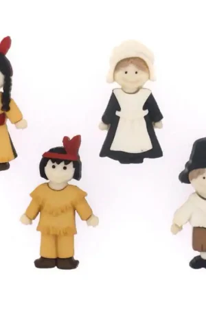 Bottoni Pilgrims  Indians - Dress It Up Offerta Speciale