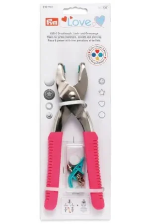Novità Pinza - Pinza per forare e river Vario rosa - Prym
