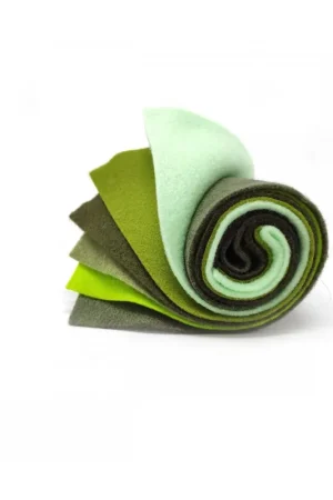 Miglior Prezzo Rotolino di Feltro 1 mm, 6 pezzi 25 x 30 cm - Sushi Roll Verde Muschio