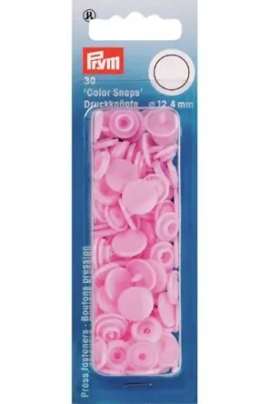 Bottoni a pressione - 30 bottoni con rivetto rosa pallido - 12,4 mm - Prym Prezzo Di Fabbrica