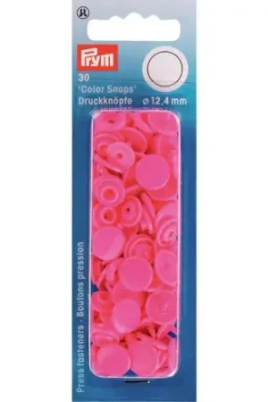 Offerta Lampo Bottoni a pressione - 30 bottoni pressioni a ribadire rosa - 12.4 mm - Prym