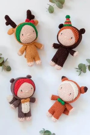 Kit Amigurumi - Amici del Bosco di Anchor Occasione Imperdibile