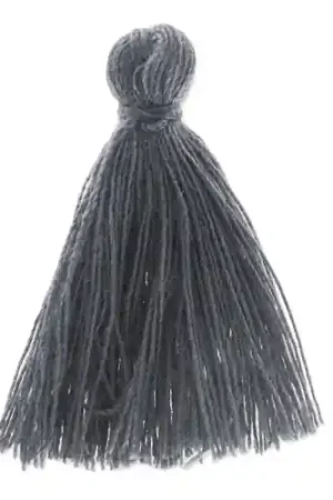 Offerta Pompon imitation coton 27-30 mm Gris Anthracite