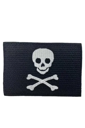 Miglior Prezzo Applicazione Patch Termoadesiva Teschio Pirati 80x55 Mm