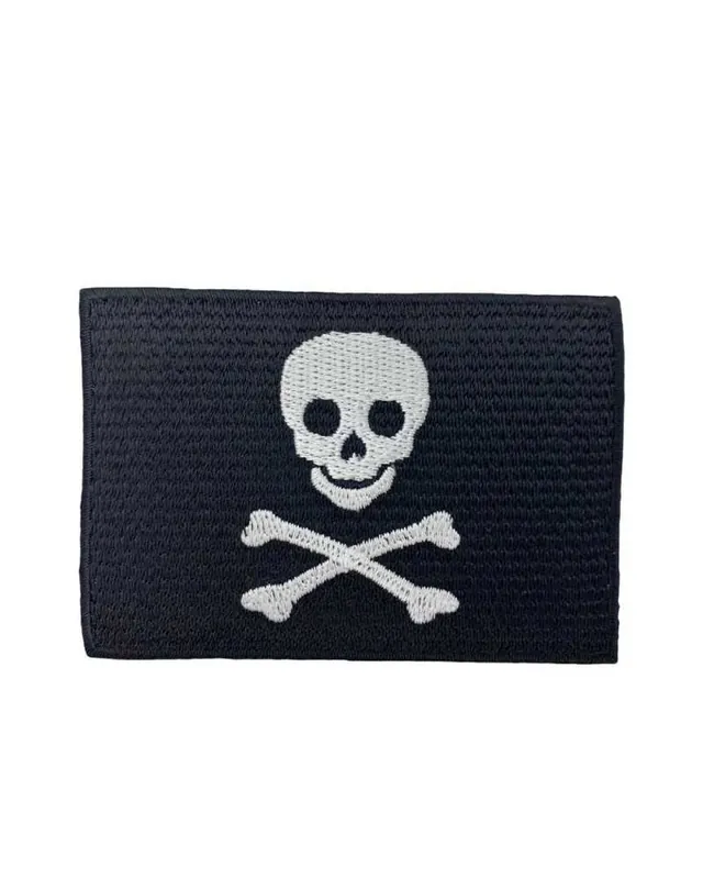 Miglior Prezzo Applicazione Patch Termoadesiva Teschio Pirati 80x55 Mm