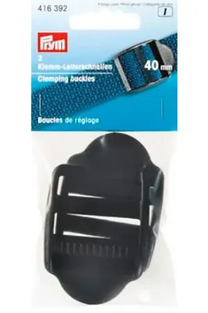 Fibbie e clip - Fibbia di regolazione nera - 40 mm - Prym Prezzo Di Fabbrica
