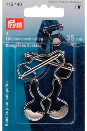 Accessorio di chiusura - Fibbie per salopette argento - 35 mm - Prym Offerta